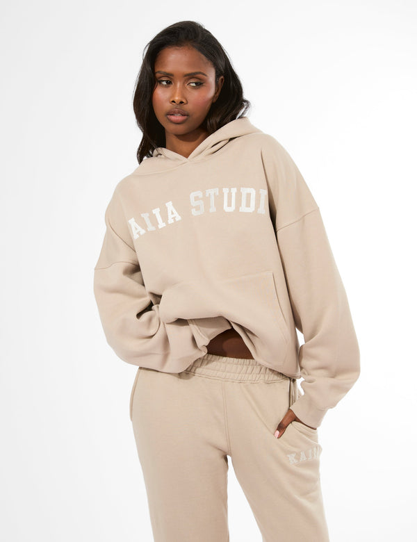 Kaiia Studio Oversized Hoodie Stone