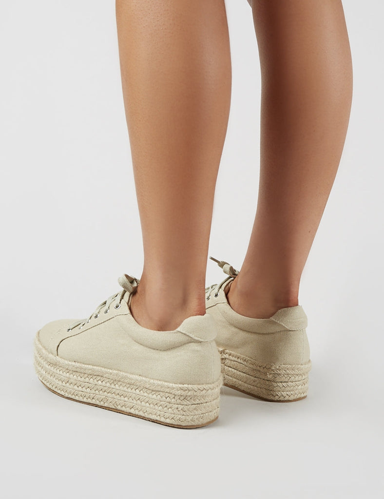 Espadrille trainers outlet