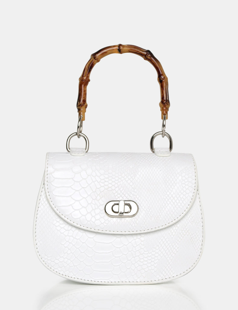 Gucci Bamboo White Bags & Handbags for Women for sale