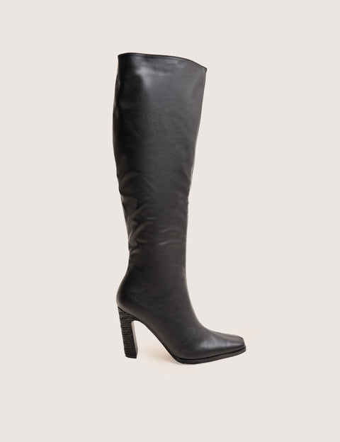 Black Knee High Boots