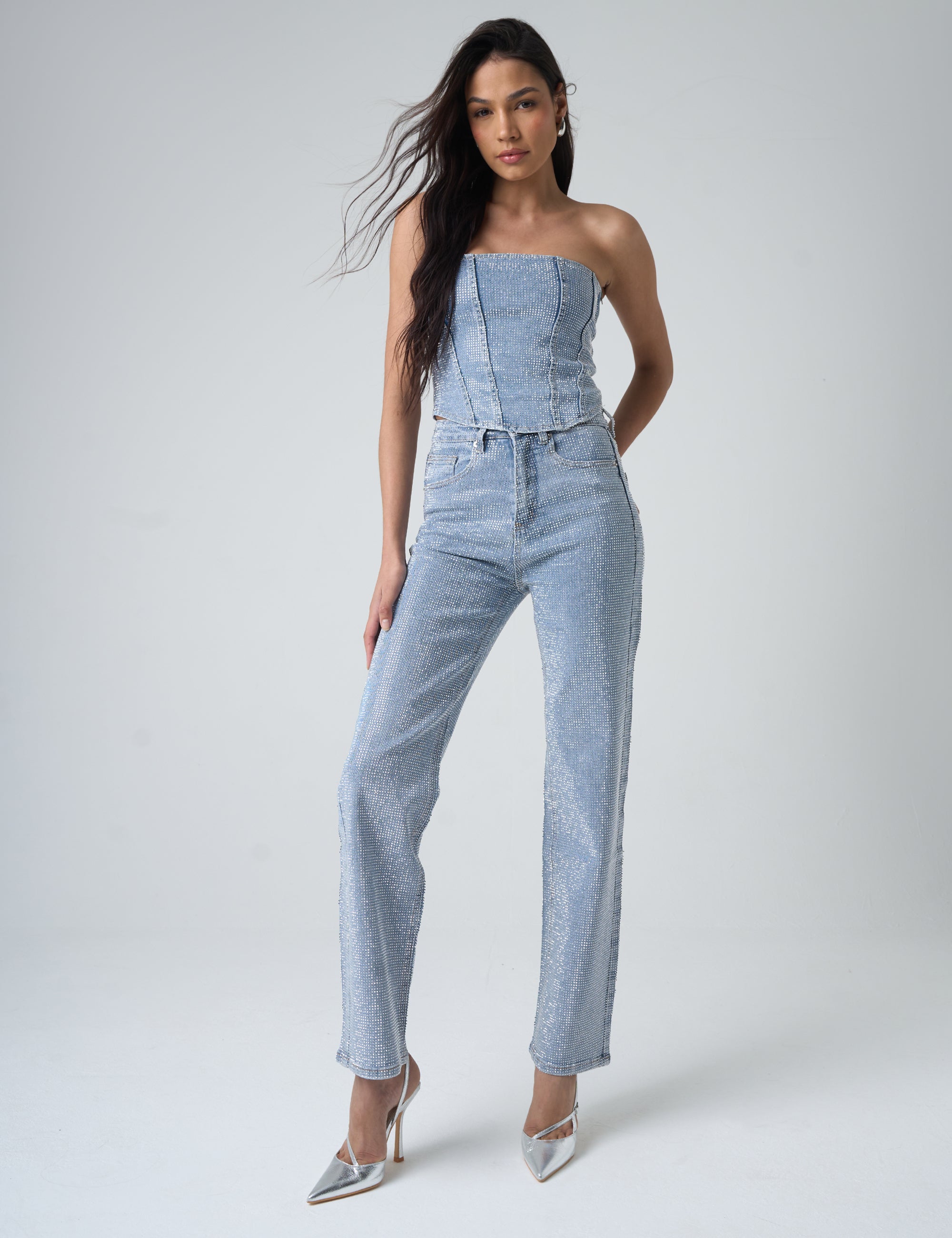 デニム・ジーパン PRESTYLE DIAMANTE CHARM JEANS PD41492.jpg?v=1733924825