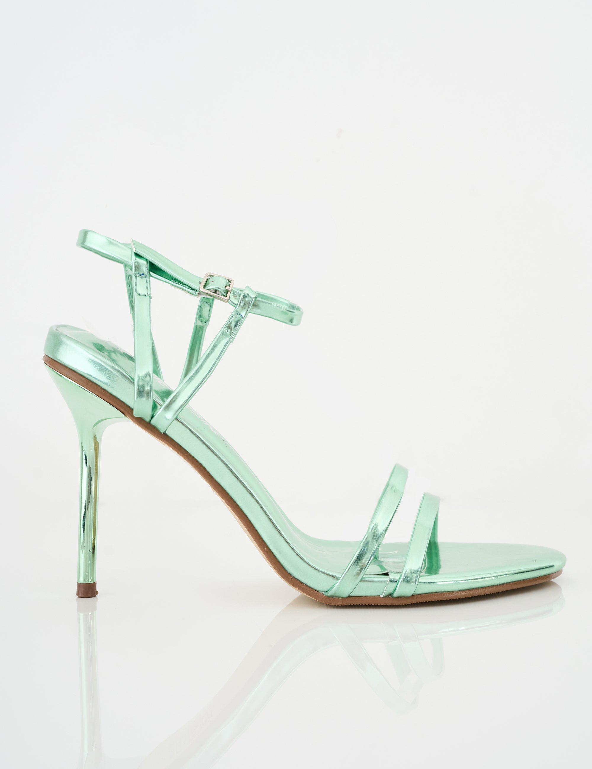 美品スタイルアスリート Idealist Mint Metallicx Mirror Double Strap Barely There