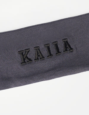 Kaiia Logo Headband Dark Grey
