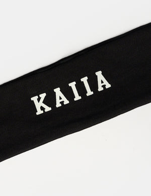 Kaiia Logo Headband Black and White