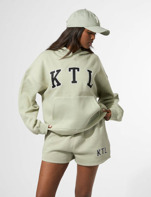 Kaiia KTL Logo Oversized Hoodie Sage