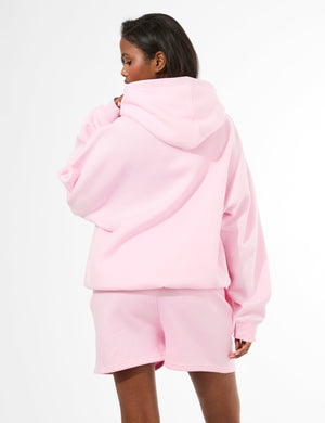 Kaiia Studio Oversized Hoodie Pink & White