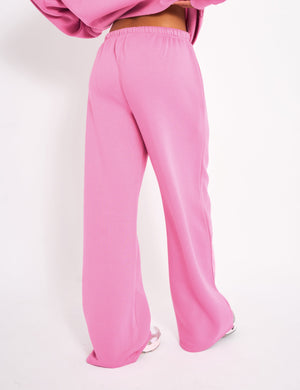 Kaiia Star Wide Leg Joggers Pink