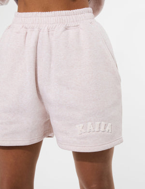 Kaiia Logo Sweat Shorts Oat