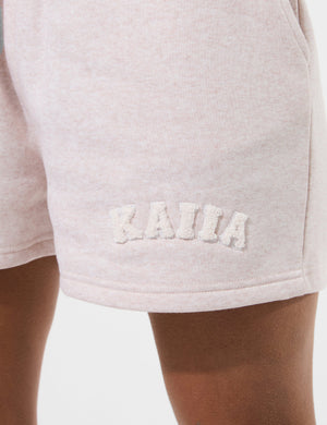 Kaiia Logo Sweat Shorts Oat