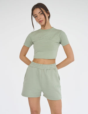 Kaiia Baby Tee Sage Green