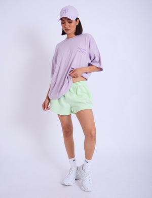 Kaiia Studio Bubble Logo Oversized T-shirt Lilac