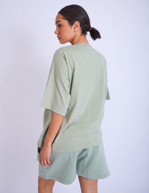 Kaiia Oversized T-shirt Sage Green