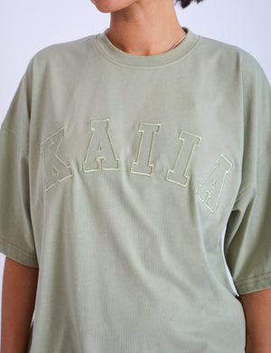 Kaiia Oversized T-shirt Sage Green