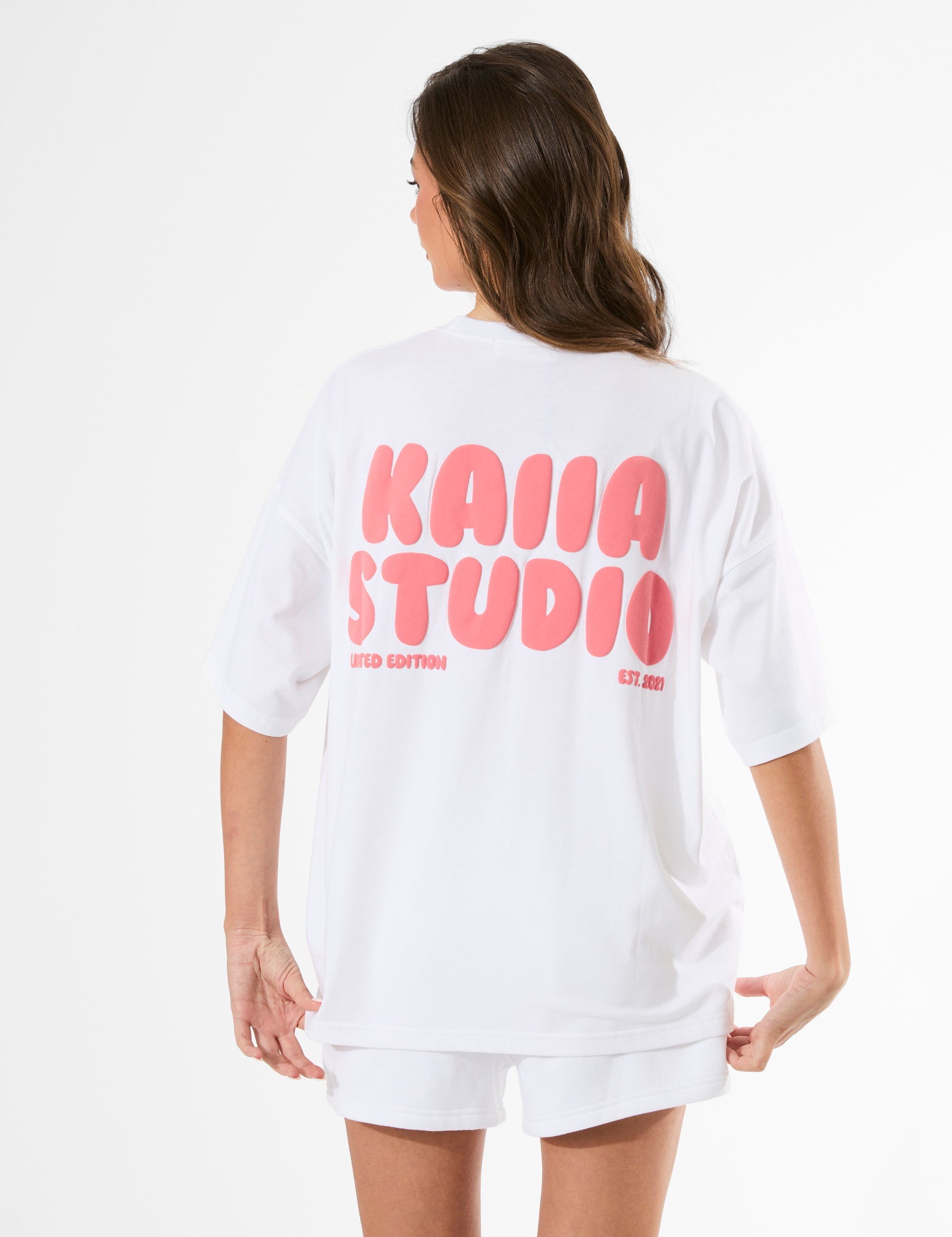 Katieケイティbunny kissパフスリーブTシャツ アストロキャット ウォークインスペース｜キッズリブTシャツ