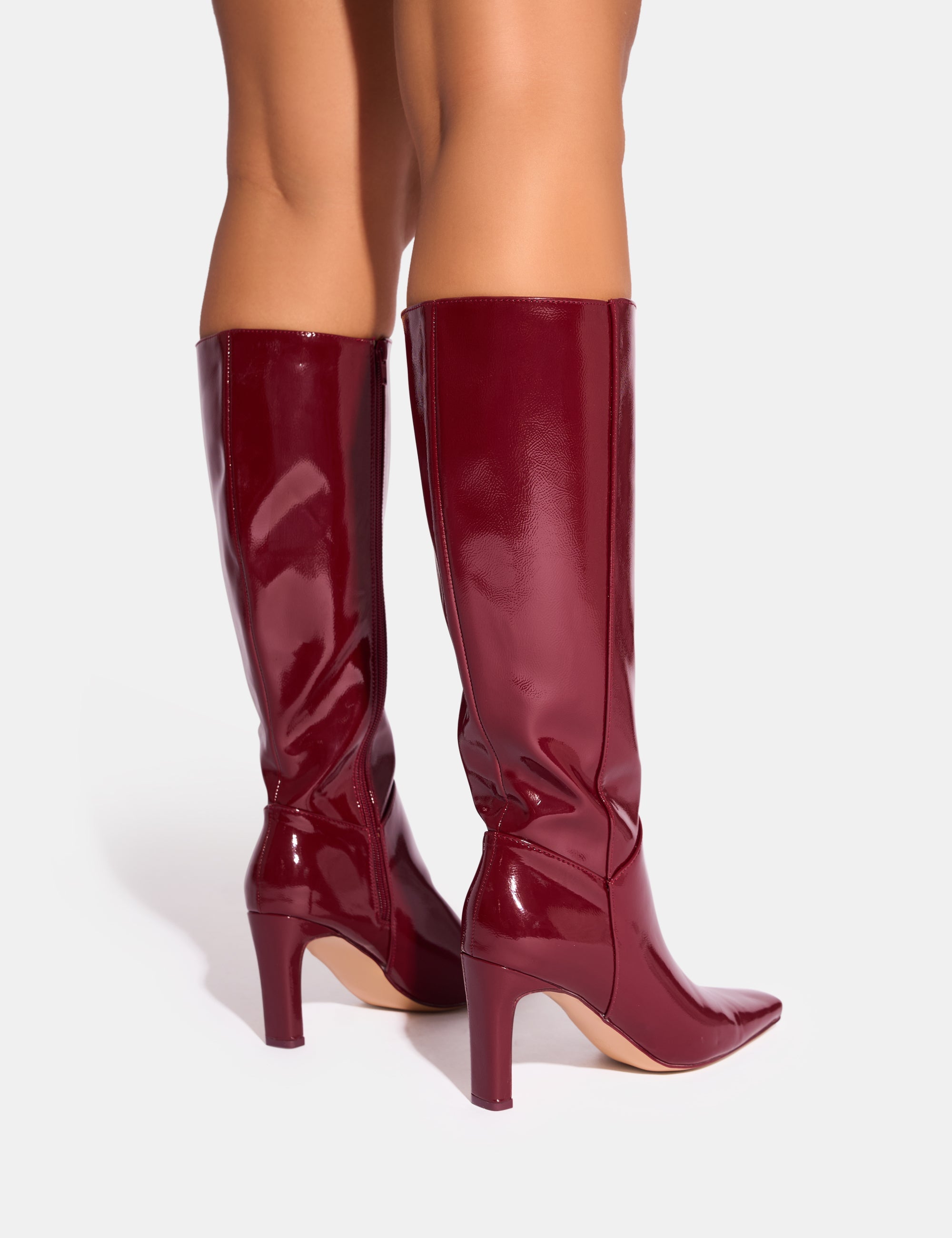 Cheap burgundy boots online