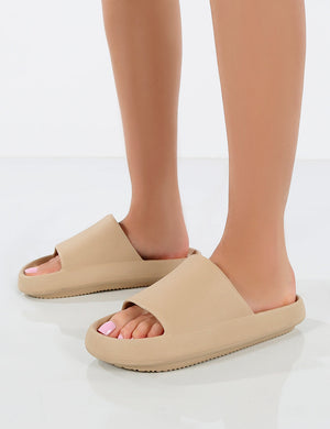 Solar Nude Rubber Flat Sliders