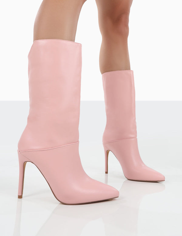 public desire pink ankle boots