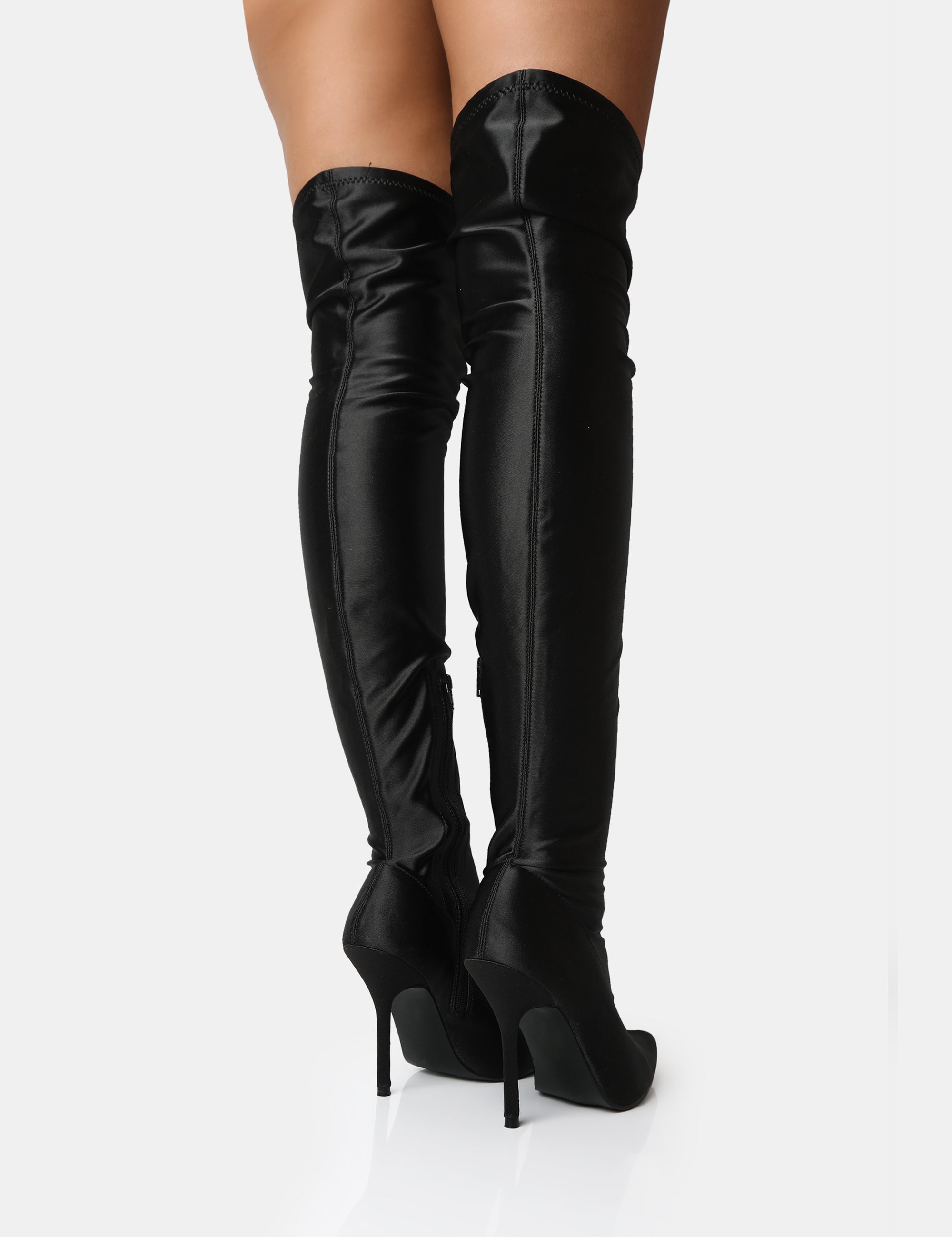 Thigh high heels outlet black