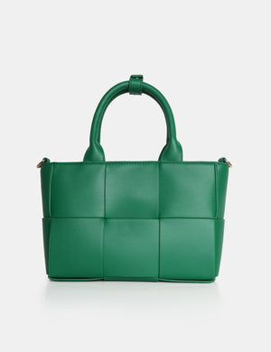 The Rumi Green Small Tote Handbag