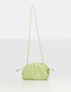The Breccan Olive Green PU Grab Bag