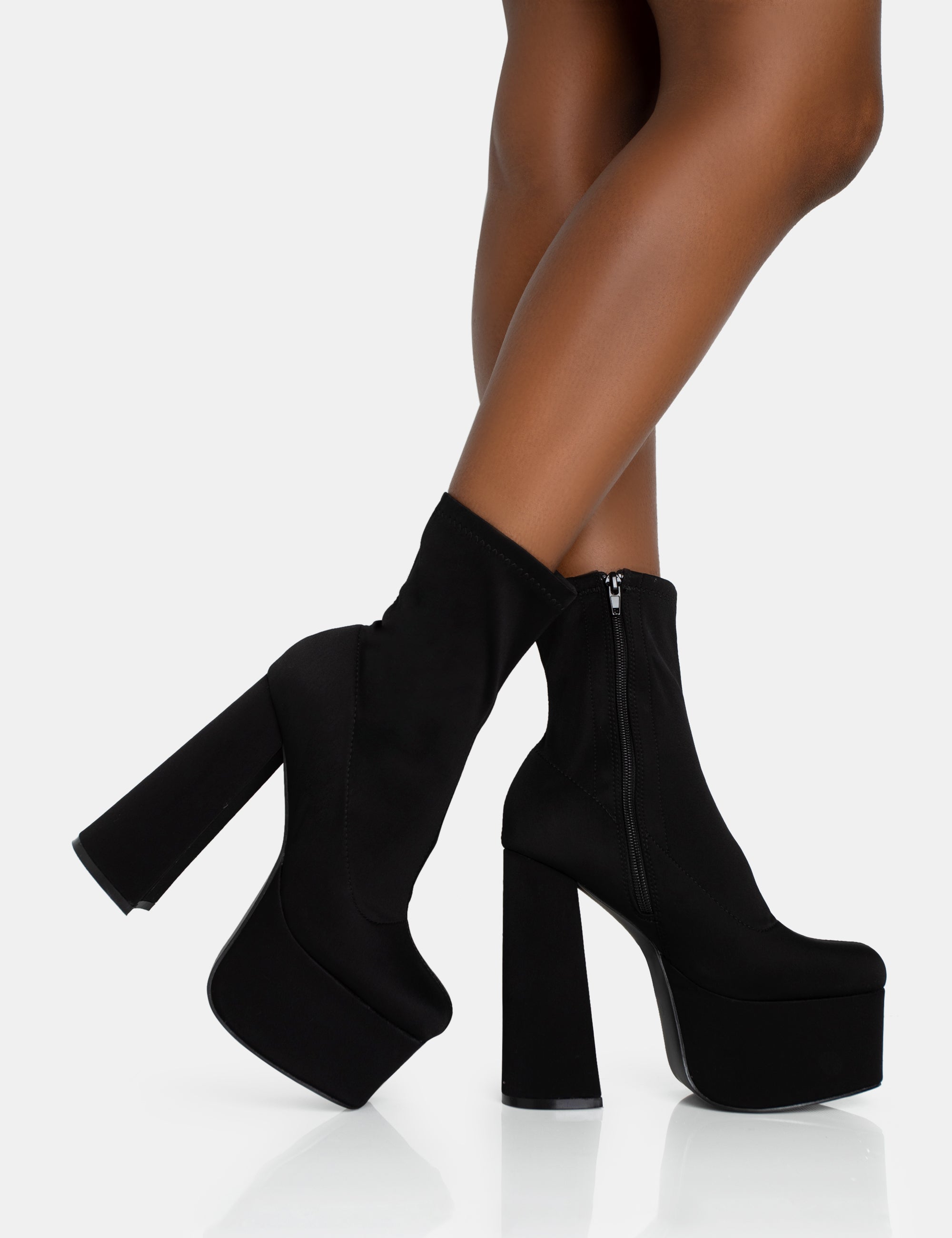 block heeled shoe boots