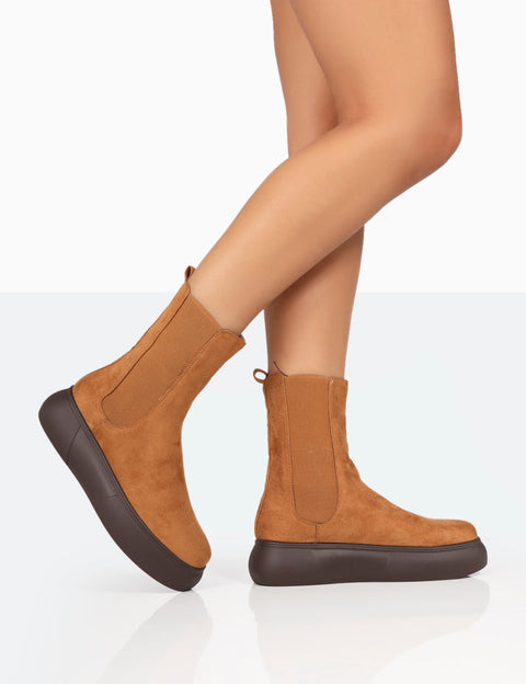 Tan Booties