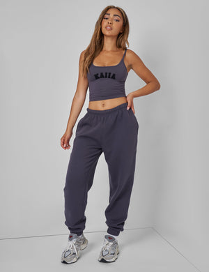 Relaxed Fit Cuffed Jogger Dark Grey
