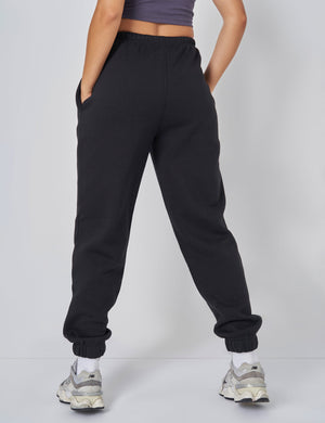 Relaxed Fit Cuffed Jogger Black