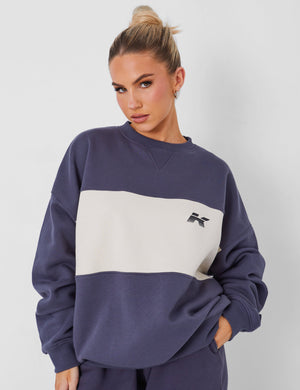 Kaiia Motocross Oversized Sweatshirt Multi