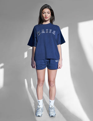 Kaiia Oversized T Shirt Navy