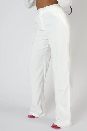 Dad Trouser White